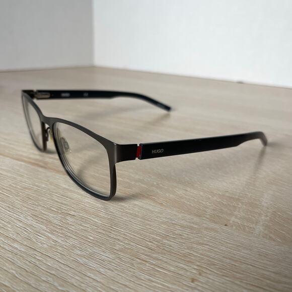 Hugo Boss HG1015 FRE Eyeglasses Gray Frames 54-18-145 - Picture 3 of 8